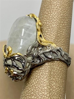 *Кольцо р.17,5 Лунный камень Адуляр АРТ 53607 ВЕС 15,28 Г - фото 216800 *Кольцо р.17,5 Лунный камень Адуляр АРТ 53607 ВЕС 15,28 Г - фото 216800