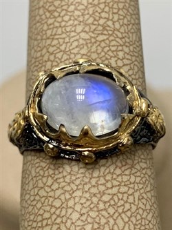 *Кольцо р.17,5 Лунный камень Адуляр АРТ 60405 ВЕС 5,59 Г - фото 216809