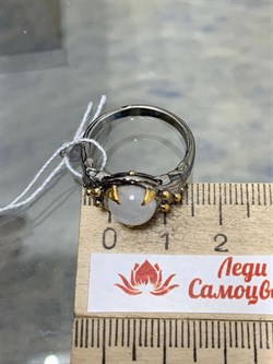 *Кольцо р.18 Лунный камень Адуляр АРТ 33982 ВЕС 4,69 Г - фото 216846