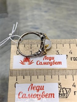 *Кольцо р.18 Лунный камень Адуляр АРТ 33982 ВЕС 4,69 Г - фото 216847