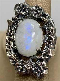 *Кольцо р.18 Лунный камень Адуляр АРТ 41301 ВЕС 19,27 Г - фото 216881