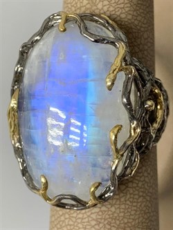 *Кольцо р.18 Лунный камень Адуляр АРТ 41395 ВЕС  20,95 Г - фото 216897 *Кольцо р.18 Лунный камень Адуляр АРТ 41395 ВЕС  20,95 Г - фото 216897