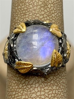 *Кольцо р.18 Лунный камень Адуляр АРТ 41439 ВЕС 7,1 Г - фото 216911 *Кольцо р.18 Лунный камень Адуляр АРТ 41439 ВЕС 7,1 Г - фото 216911