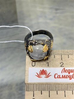 *Кольцо р.18 Лунный камень Адуляр АРТ 41439 ВЕС 7,1 Г - фото 216914 *Кольцо р.18 Лунный камень Адуляр АРТ 41439 ВЕС 7,1 Г - фото 216914