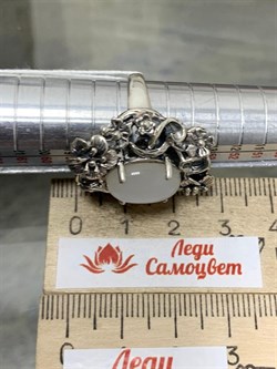 *Кольцо р.18 Лунный камень Адуляр АРТ 43749 ВЕС 10,64 Г - фото 216921