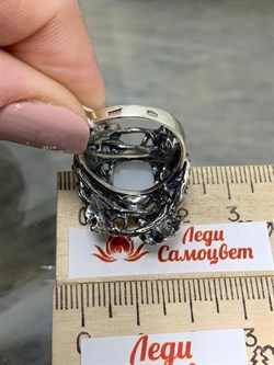 *Кольцо р.18 Лунный камень Адуляр АРТ 43749 ВЕС 10,64 Г - фото 216923