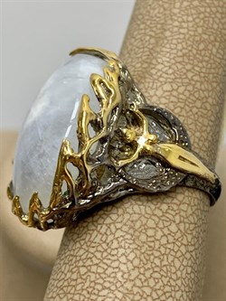 *Кольцо р.18 Лунный камень Адуляр АРТ 49110 ВЕС 15,91 Г - фото 216941 *Кольцо р.18 Лунный камень Адуляр АРТ 49110 ВЕС 15,91 Г - фото 216941