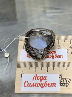 *Кольцо р.18 Лунный камень Адуляр АРТ 49110 ВЕС 15,91 Г - фото 216942 *Кольцо р.18 Лунный камень Адуляр АРТ 49110 ВЕС 15,91 Г - фото 216942