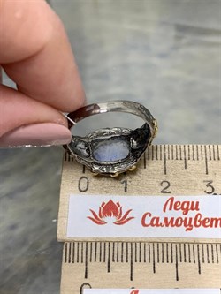 *Кольцо р.18 Лунный камень Адуляр АРТ 52941 ВЕС 5,31 Г - фото 217009 *Кольцо р.18 Лунный камень Адуляр АРТ 52941 ВЕС 5,31 Г - фото 217009