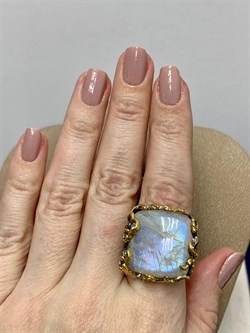 *Кольцо р.18 Лунный камень Адуляр АРТ 54044 ВЕС 17,43 Г - фото 217015 *Кольцо р.18 Лунный камень Адуляр АРТ 54044 ВЕС 17,43 Г - фото 217015