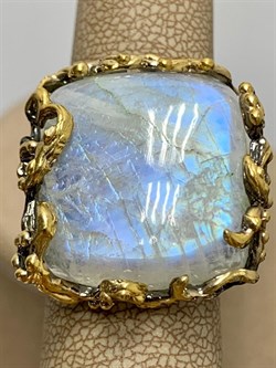 *Кольцо р.18 Лунный камень Адуляр АРТ 54044 ВЕС 17,43 Г - фото 217017 *Кольцо р.18 Лунный камень Адуляр АРТ 54044 ВЕС 17,43 Г - фото 217017