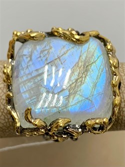 *Кольцо р.18 Лунный камень Адуляр АРТ 54044 ВЕС 17,43 Г - фото 217019 *Кольцо р.18 Лунный камень Адуляр АРТ 54044 ВЕС 17,43 Г - фото 217019