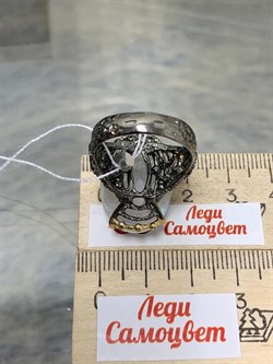 *Кольцо р.18,5 Лунный камень Адуляр АРТ 41414 ВЕС 11,42 Г - фото 217077