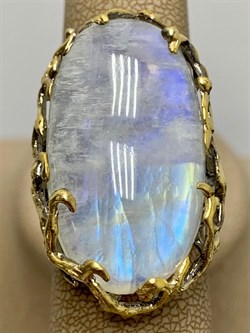 *Кольцо р.18,5 Лунный камень Адуляр АРТ 42738 ВЕС 17,81 Г - фото 217083 *Кольцо р.18,5 Лунный камень Адуляр АРТ 42738 ВЕС 17,81 Г - фото 217083