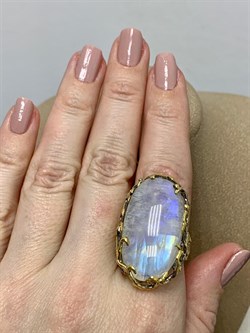 *Кольцо р.18,5 Лунный камень Адуляр АРТ 42738 ВЕС 17,81 Г - фото 217084 *Кольцо р.18,5 Лунный камень Адуляр АРТ 42738 ВЕС 17,81 Г - фото 217084