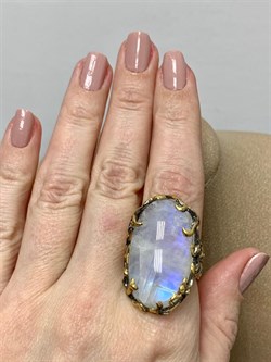 *Кольцо р.18,5 Лунный камень Адуляр АРТ 42950 ВЕС 17,81 Г - фото 217094 *Кольцо р.18,5 Лунный камень Адуляр АРТ 42950 ВЕС 17,81 Г - фото 217094