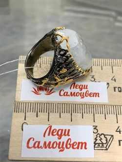 *Кольцо р.18,5 Лунный камень Адуляр АРТ 52783 ВЕС 14,34 Г - фото 217123 *Кольцо р.18,5 Лунный камень Адуляр АРТ 52783 ВЕС 14,34 Г - фото 217123