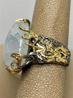 *Кольцо р.18,5 Лунный камень Адуляр АРТ 53001 ВЕС 13,71 Г - фото 217131 *Кольцо р.18,5 Лунный камень Адуляр АРТ 53001 ВЕС 13,71 Г - фото 217131