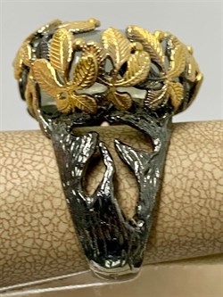 *Кольцо р.18,5 Лунный камень Адуляр АРТ 54031 ВЕС  21,97 Г - фото 217143