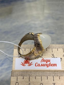 *Кольцо р.18,5 Лунный Камень Адуляр Индия АРТ 44993 ВЕС 10,47 Г - фото 217164 *Кольцо р.18,5 Лунный Камень Адуляр Индия АРТ 44993 ВЕС 10,47 Г - фото 217164