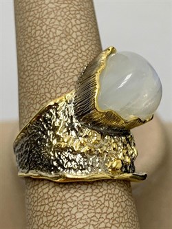 *Кольцо р.18,5 Лунный Камень Адуляр Индия АРТ 44993 ВЕС 10,47 Г - фото 217168 *Кольцо р.18,5 Лунный Камень Адуляр Индия АРТ 44993 ВЕС 10,47 Г - фото 217168