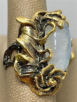 *Кольцо р.19 Лунный камень Адуляр АРТ 53055 ВЕС 18,19 Г - фото 217209 *Кольцо р.19 Лунный камень Адуляр АРТ 53055 ВЕС 18,19 Г - фото 217209