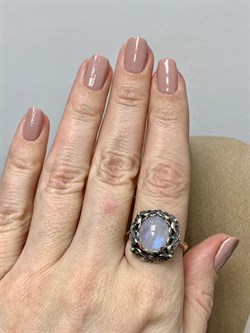 *Кольцо р.19 Лунный камень Адуляр АРТ 61584 ВЕС 4,91 Г - фото 217227 *Кольцо р.19 Лунный камень Адуляр АРТ 61584 ВЕС 4,91 Г - фото 217227