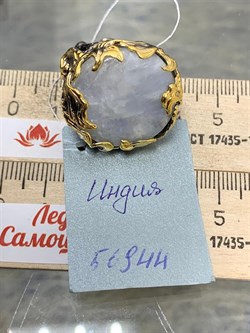 *Кольцо р.19,5 Лунный камень Адуляр АРТ 56944 ВЕС 18,41 Г - фото 217247