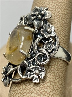 *Кольцо р.17,5 Кварц Волосатик Бразилия АРТ 43793 (ВЕС 10,52 Г) - фото 217364 *Кольцо р.17,5 Кварц Волосатик Бразилия АРТ 43793 (ВЕС 10,52 Г) - фото 217364