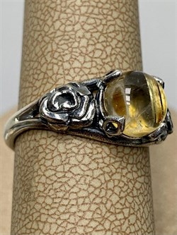 *Кольцо р.17,5 Кварц Волосатик Бразилия АРТ 64326 (ВЕС 4,67 Г) - фото 217380 *Кольцо р.17,5 Кварц Волосатик Бразилия АРТ 64326 (ВЕС 4,67 Г) - фото 217380