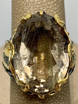 *Кольцо р.18 Кварц Волосатик Бразилия АРТ 53319 (ВЕС 13,84 Г) - фото 217428 *Кольцо р.18 Кварц Волосатик Бразилия АРТ 53319 (ВЕС 13,84 Г) - фото 217428