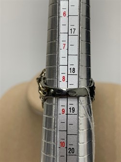 *Кольцо р.18,5  Кварц Волосатик Бразилия АРТ 54024 (ВЕС 11,76 Г) - фото 217490