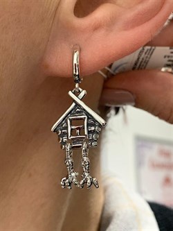 *Серьги Бабка-Ёжка арт. 1626С-9,45 вес 9,45 г - фото 217643