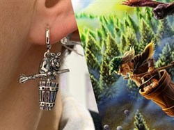 *Серьги Бабка-Ёжка арт. 1626С-9,45 вес 9,45 г - фото 217646