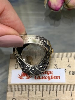 *Кольцо р.19 Кварц Волосатик Бразилия АРТ 47542 (ВЕС 23,97 Г) - фото 217771 *Кольцо р.19 Кварц Волосатик Бразилия АРТ 47542 (ВЕС 23,97 Г) - фото 217771