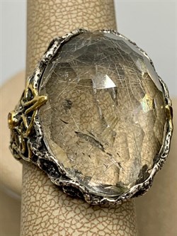 *Кольцо р.19 Кварц Волосатик Бразилия АРТ 47542 (ВЕС 23,97 Г) - фото 217772 *Кольцо р.19 Кварц Волосатик Бразилия АРТ 47542 (ВЕС 23,97 Г) - фото 217772