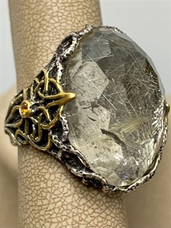 *Кольцо р.19 Кварц Волосатик Бразилия АРТ 47542 (ВЕС 23,97 Г) - фото 217774 *Кольцо р.19 Кварц Волосатик Бразилия АРТ 47542 (ВЕС 23,97 Г) - фото 217774