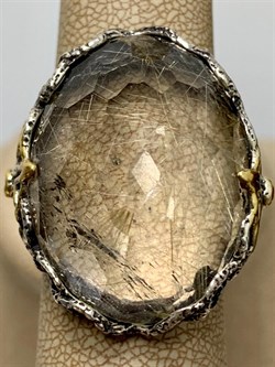 *Кольцо р.19 Кварц Волосатик Бразилия АРТ 47542 (ВЕС 23,97 Г) - фото 217777 *Кольцо р.19 Кварц Волосатик Бразилия АРТ 47542 (ВЕС 23,97 Г) - фото 217777