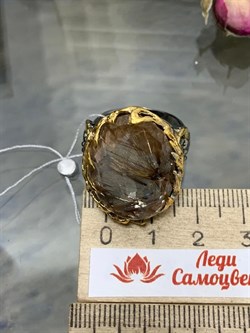 *Кольцо р.19 Кварц Волосатик Бразилия АРТ 52788 (ВЕС 16,01 Г) - фото 217809 *Кольцо р.19 Кварц Волосатик Бразилия АРТ 52788 (ВЕС 16,01 Г) - фото 217809