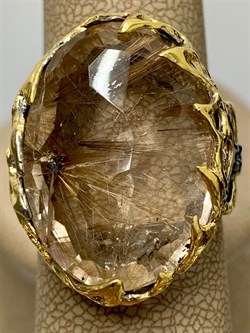 *Кольцо р.19 Кварц Волосатик Бразилия АРТ 52788 (ВЕС 16,01 Г) - фото 217814 *Кольцо р.19 Кварц Волосатик Бразилия АРТ 52788 (ВЕС 16,01 Г) - фото 217814