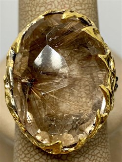 *Кольцо р.19 Кварц Волосатик Бразилия АРТ 52788 (ВЕС 16,01 Г) - фото 217816 *Кольцо р.19 Кварц Волосатик Бразилия АРТ 52788 (ВЕС 16,01 Г) - фото 217816