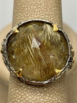 *Кольцо р.19 Кварц Волосатик Бразилия АРТ 53040 (ВЕС 13,86 Г) - фото 217827 *Кольцо р.19 Кварц Волосатик Бразилия АРТ 53040 (ВЕС 13,86 Г) - фото 217827