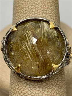 *Кольцо р.19 Кварц Волосатик Бразилия АРТ 53040 (ВЕС 13,86 Г) - фото 217830 *Кольцо р.19 Кварц Волосатик Бразилия АРТ 53040 (ВЕС 13,86 Г) - фото 217830