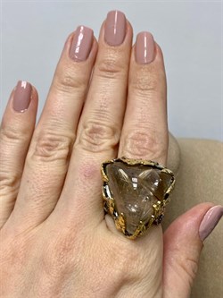 *Кольцо р.19 Кварц Волосатик Бразилия АРТ 61616 (ВЕС 25,75 Г) - фото 217846 *Кольцо р.19 Кварц Волосатик Бразилия АРТ 61616 (ВЕС 25,75 Г) - фото 217846