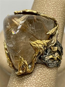 *Кольцо р.19 Кварц Волосатик Бразилия АРТ 61616 (ВЕС 25,75 Г) - фото 217852 *Кольцо р.19 Кварц Волосатик Бразилия АРТ 61616 (ВЕС 25,75 Г) - фото 217852