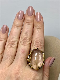 *Кольцо р.19,5  Кварц Волосатик Бразилия АРТ 60408 (ВЕС 18,62 Г) - фото 217873 *Кольцо р.19,5  Кварц Волосатик Бразилия АРТ 60408 (ВЕС 18,62 Г) - фото 217873