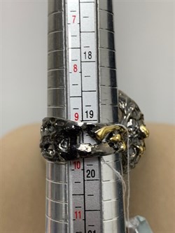 *Кольцо р.19,5  Кварц Волосатик Бразилия АРТ 60408 (ВЕС 18,62 Г) - фото 217875 *Кольцо р.19,5  Кварц Волосатик Бразилия АРТ 60408 (ВЕС 18,62 Г) - фото 217875