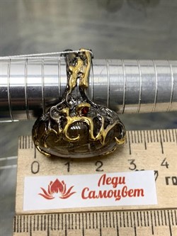 *Кольцо р.19,5  Кварц Волосатик Бразилия АРТ 60408 (ВЕС 18,62 Г) - фото 217881 *Кольцо р.19,5  Кварц Волосатик Бразилия АРТ 60408 (ВЕС 18,62 Г) - фото 217881