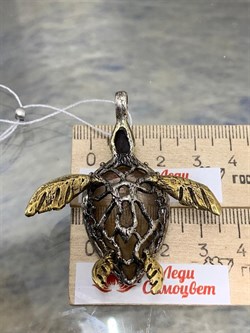 *Подвеска Черепаха Кварц Волосатик Бразилия АРТ 36149 ВЕС 23,89 Г - фото 217910 *Подвеска Черепаха Кварц Волосатик Бразилия АРТ 36149 ВЕС 23,89 Г - фото 217910