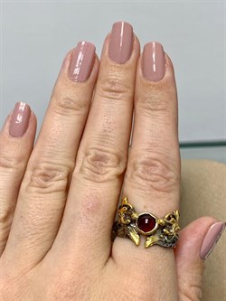 *Кольцо р.18 Гранат Африка АРТ 53618-3 (ВЕС 5,09 Г) - фото 218000 *Кольцо р.18 Гранат Африка АРТ 53618-3 (ВЕС 5,09 Г) - фото 218000